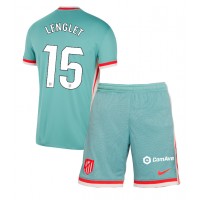 Camiseta Atletico Madrid Clement Lenglet #15 Visitante Equipación para niños 2024-25 manga corta (+ pantalones cortos)